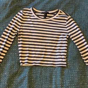 Striped crop top